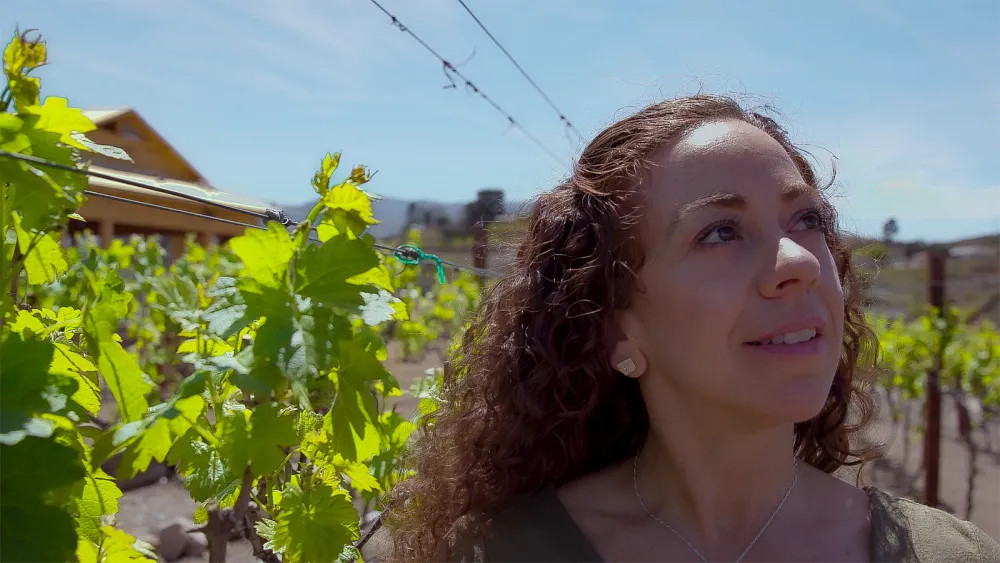 woman at a winery